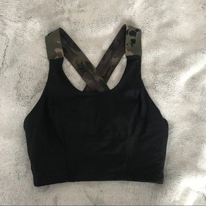 SoulCycle camo bra